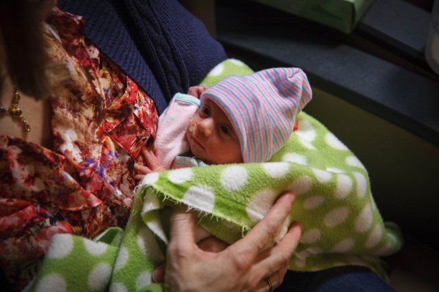 Sonja meets her Nana Nancy